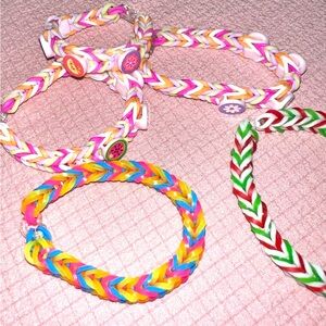 Handmade Loomigurumi Braided Bracelets